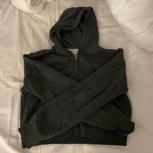 Brandy Melville cropped Crystal hoodie (worn once)